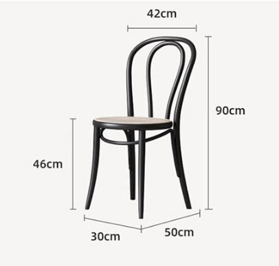 Jayla Wood Dining Chair-Weilai Concept-Weilai Concept