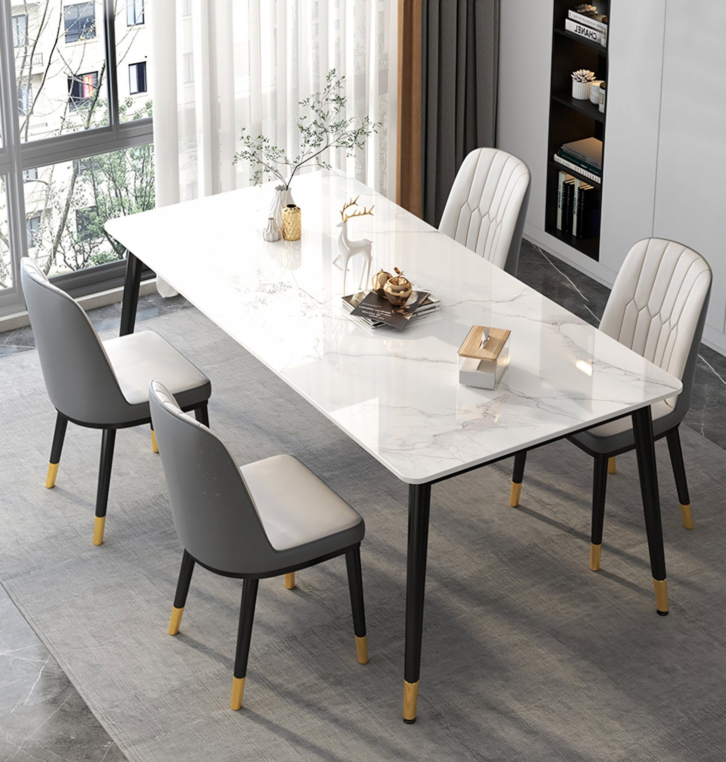 Malvern Dining Table, White-Weilai Concept-Weilai Concept