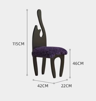 Tiffany Black Cat Dining Chair-Weilai Concept-Weilai Concept