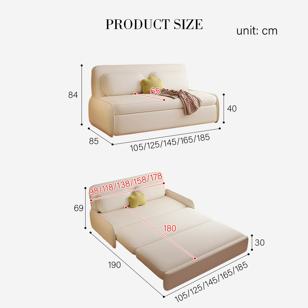 Ari Two Seater Sofa Bed, More Colours-Weilai Concept-Weilai Concept