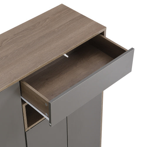 2-in-1 Shoe Storage Bench And Shoe Cabinet