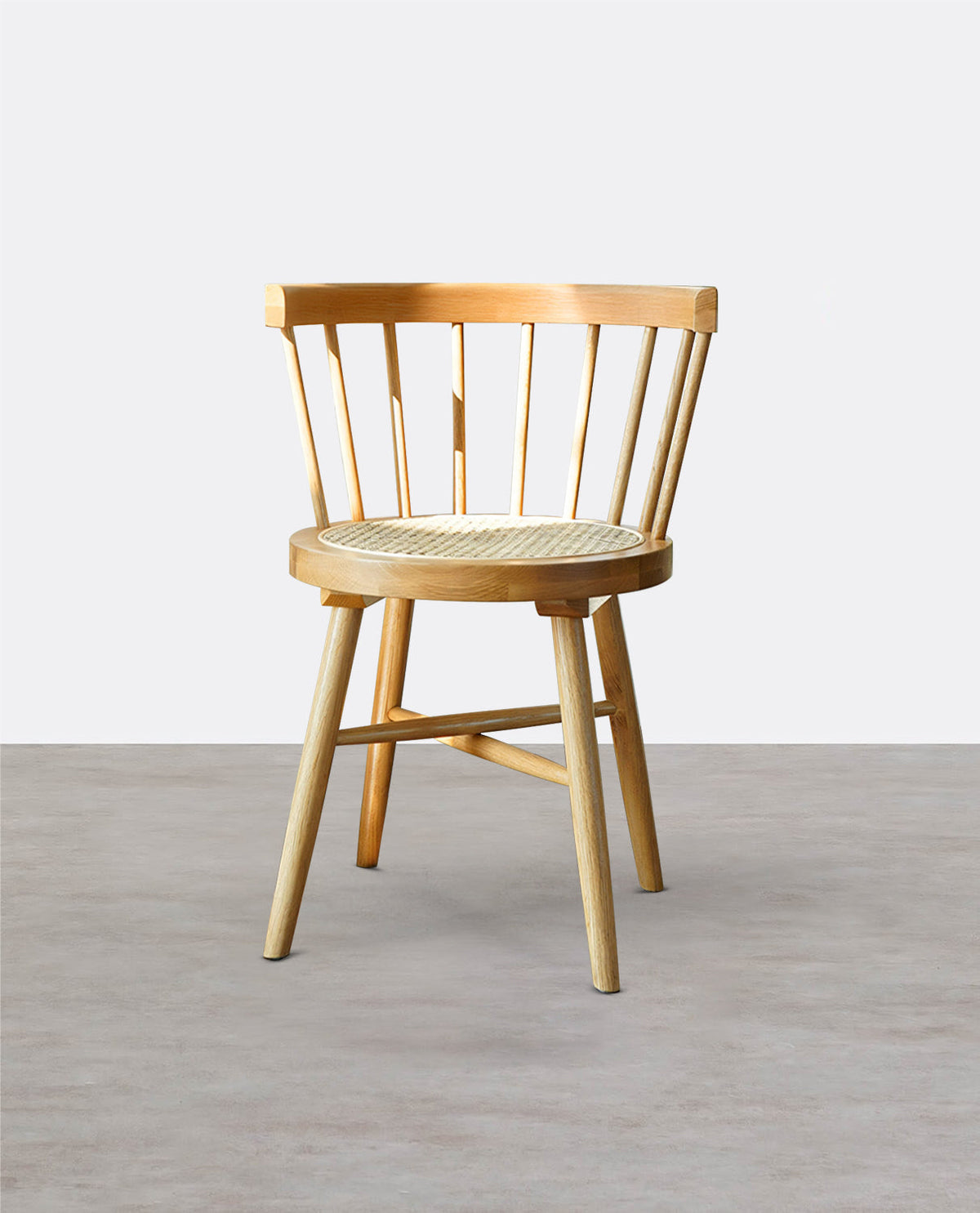 cane g9 rattan dining chair in dining room