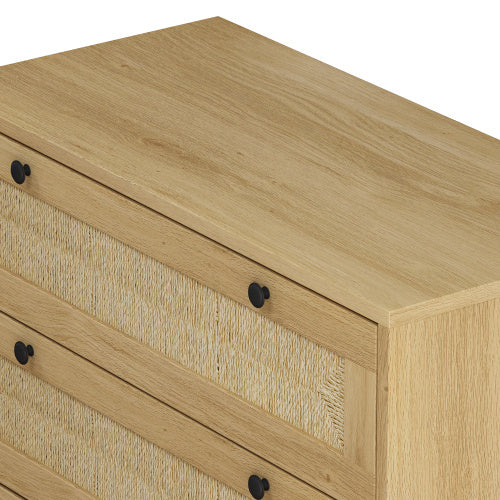 Drawer Storage Cabinet Rope Woven Drawer