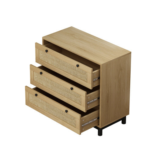 Drawer Storage Cabinet Rope Woven Drawer