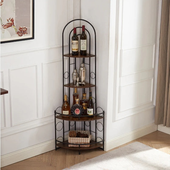 Plant Stand With Metal Frame