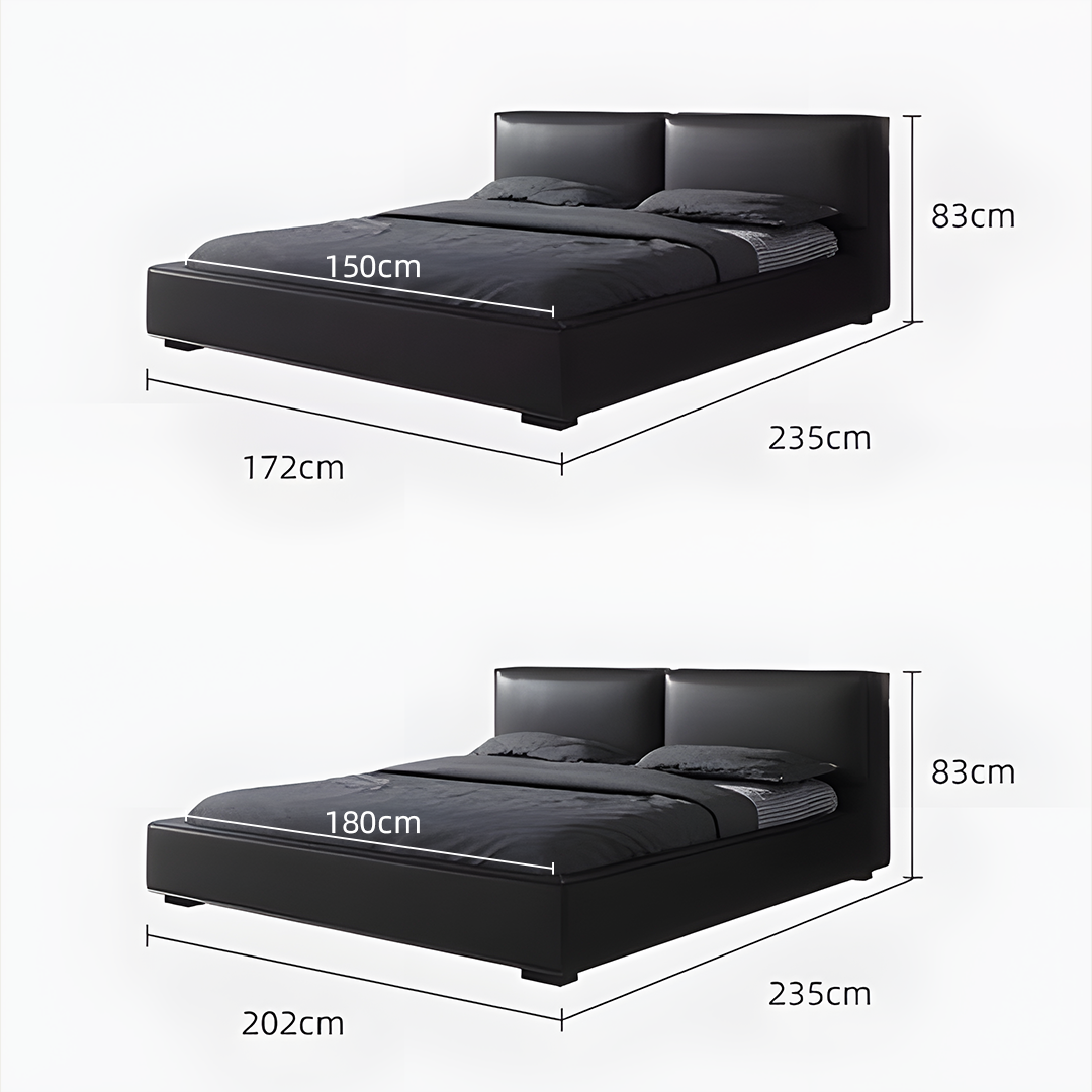 Vanessa King Size / Super King Size Bed, Black-Weilai Concept-Weilai Concept