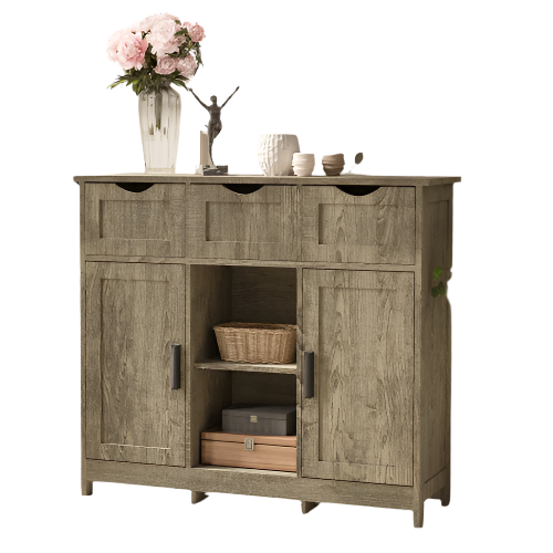 Storage Cabinets,Wooden Floor Cabinet,with Drawers And Shelves Storage Cabinets,Accent Cabinet For Living Room,Bedroom,Bathroom Furniture Home Decor