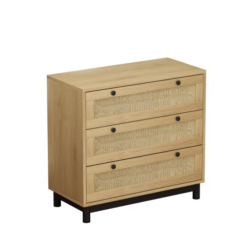 Drawer Storage Cabinet Rope Woven Drawer