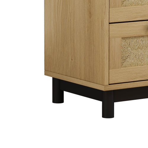 Drawer Storage Cabinet Rope Woven Drawer