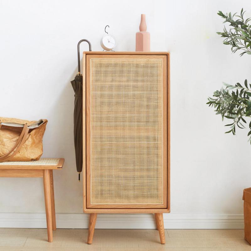 Amigo Cane Rattan Shoe Storage, Oak-Weilai Concept-Weilai Concept