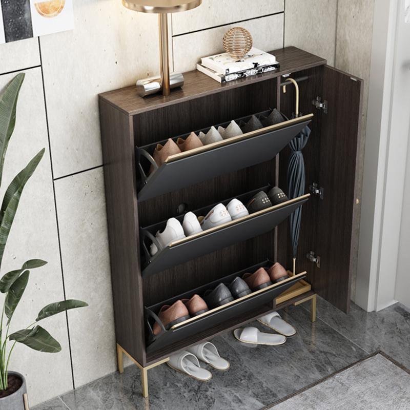 CASA Shoe Storage, Hallway Storage, Dark Oak-Weilai Concept-Weilai Concept