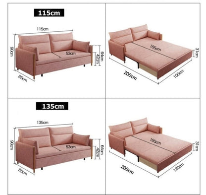 SB122 Two Seater Sofa Bed-Weilai Concept-Weilai Concept