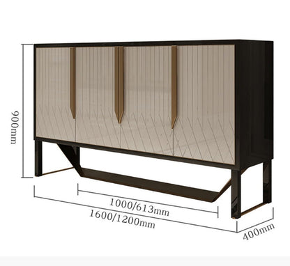 S912 Sideboard, Khaki & Gold-Weilai Concept-Weilai Concept