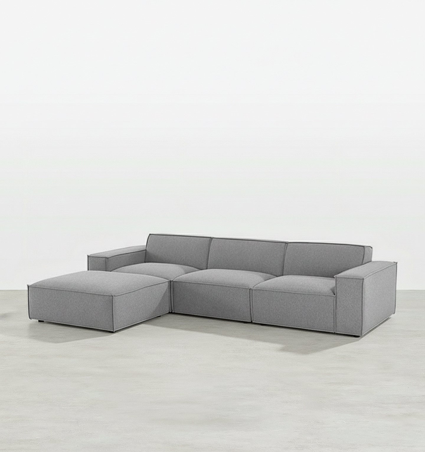 oakland four seater sofa, four seater corner sofa, modular sofa in modern living room