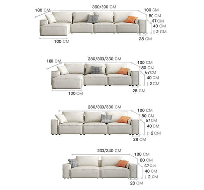 R67 Anselm Two Seater, Three Seater Sofa, Modular Sofa-Weilai Concept-Weilai Concept