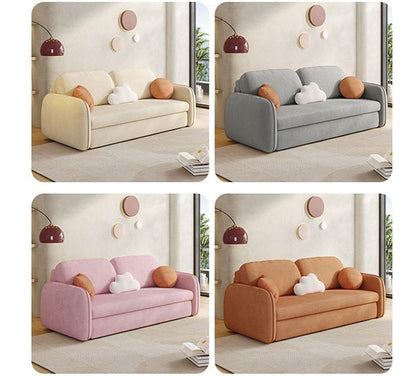 Lunana Two Seater Sofa Bed With Drawer-Weilai Concept-Weilai Concept