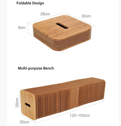 Accordion 3 Seater Bench-Weilai Concept-Weilai Concept