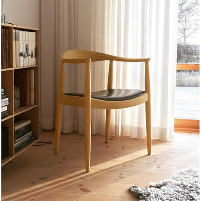 A Set of Classic Kennedy Style Dining Chairs, Oak