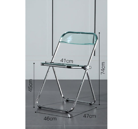 Philippe Starck Style Acrylic Folding Chair II-Weilai Concept-Weilai Concept