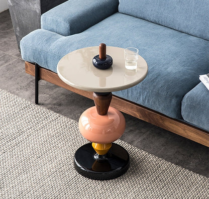 Holborn Pearls Side Table-Weilai Concept-Weilai Concept