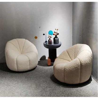 Arsav Pumpkin Three Seater Sofa, Boucle-Sofas-Weilai Concept-Weilai Concept