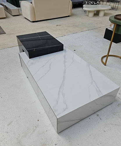 Erato Rectangle Nesting Coffee Table Set, With Minor Damage For Display