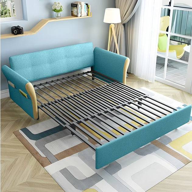 SB152 Two Seater Sofa Bed, Blue-Weilai Concept-Weilai Concept