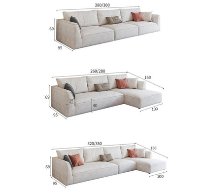 R77 Dexter Two Seater Corner Sofa, Leathaire-Weilai Concept-Weilai Concept