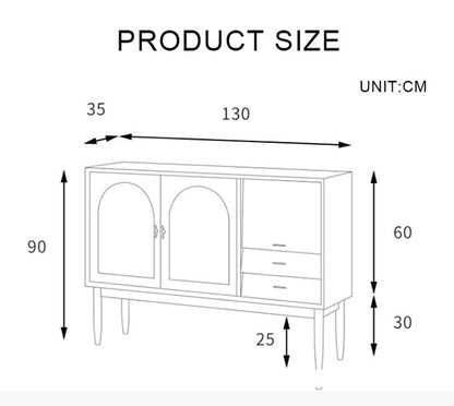 Dorota Sideboard, Natural Rattan-Weilai Concept-Weilai Concept