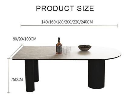 La Plainville Dining Table, White-Weilai Concept-Weilai Concept