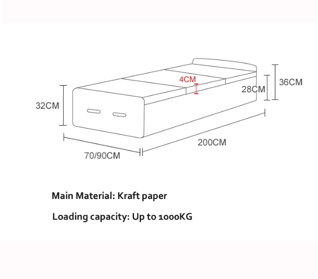 Accordion Folding Single Bed-Weilai Concept-Weilai Concept