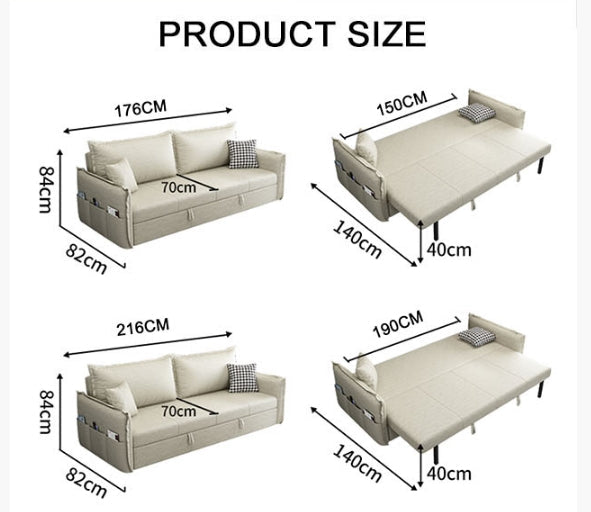SB172 Two Seater Sofa Bed-Weilai Concept-Weilai Concept