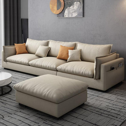 G918 Amos Three Seater Sofa Corner, Leathaire-Weilai Concept-Weilai Concept