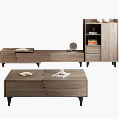Noric Media Units, Extendable TV Stand, Coffee Table, Side Cabinet-Weilai Concept-Weilai Concept