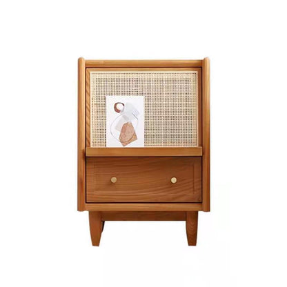 Radiogram Bedside Table, Walnut-Weilai Concept-Weilai Concept