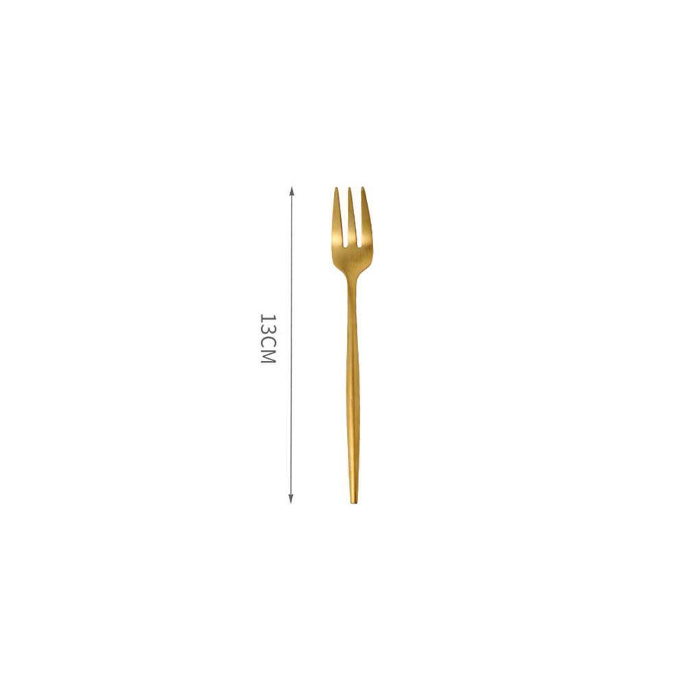 11 Piece Cutlery Set, Gold-Weilai Concept-Weilai Concept