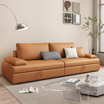 Molly Three Seater Sofa Bed, More Colours-Weilai Concept-Orange-185cm-Weilai Concept