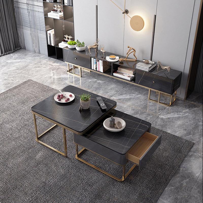 Lorelei Nesting Coffee Table Set, Sintered Stone-Weilai Concept-Weilai Concept