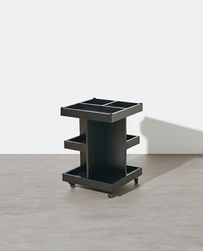 Cassandra Narrow Side Table, Black