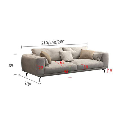 NR23 Two/Three Seater Sofa, Leathaire-Weilai Concept-Two Seater 210cm-Colour No.15 ( As main photos )-Weilai Concept