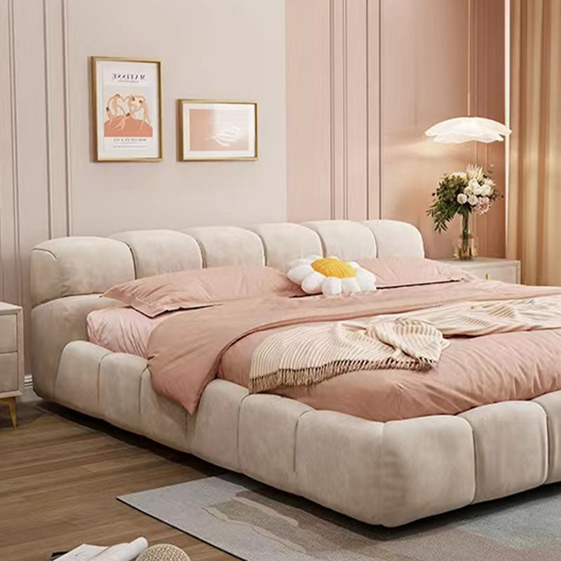 Mamie King Size Bed, More Sizes, Velvet With Storage, Gaslift-Weilai Concept-Weilai Concept