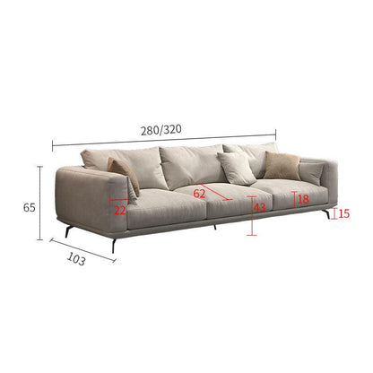 NR23 Two/Three Seater Sofa, Leathaire-Weilai Concept-Three Seater 280cm-Colour No.15 ( As main photos )-Weilai Concept