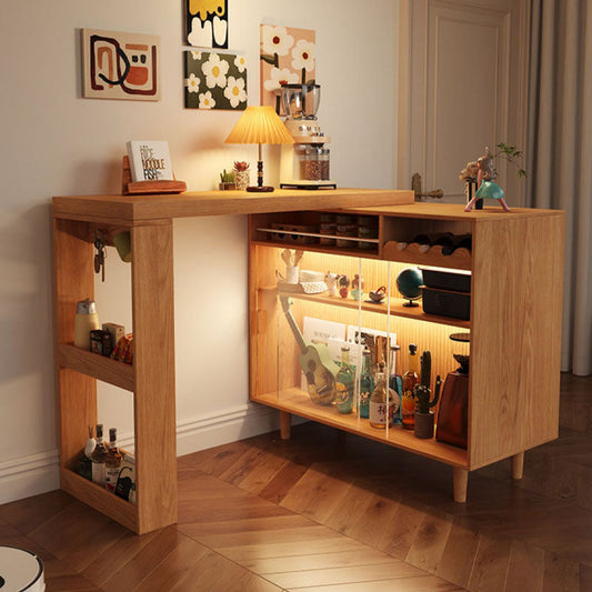 Melissa Folding Bar Table With Sideboard-Weilai Concept-Weilai Concept