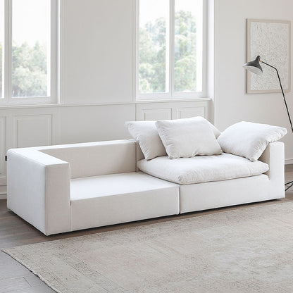 Ransom Two Seater Sofa, Linen-Weilai Concept-Weilai Concept