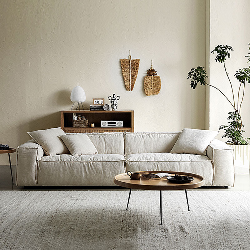 Jerome Three Seater Sofa, Cotton Linen-Weilai Concept-Weilai Concept