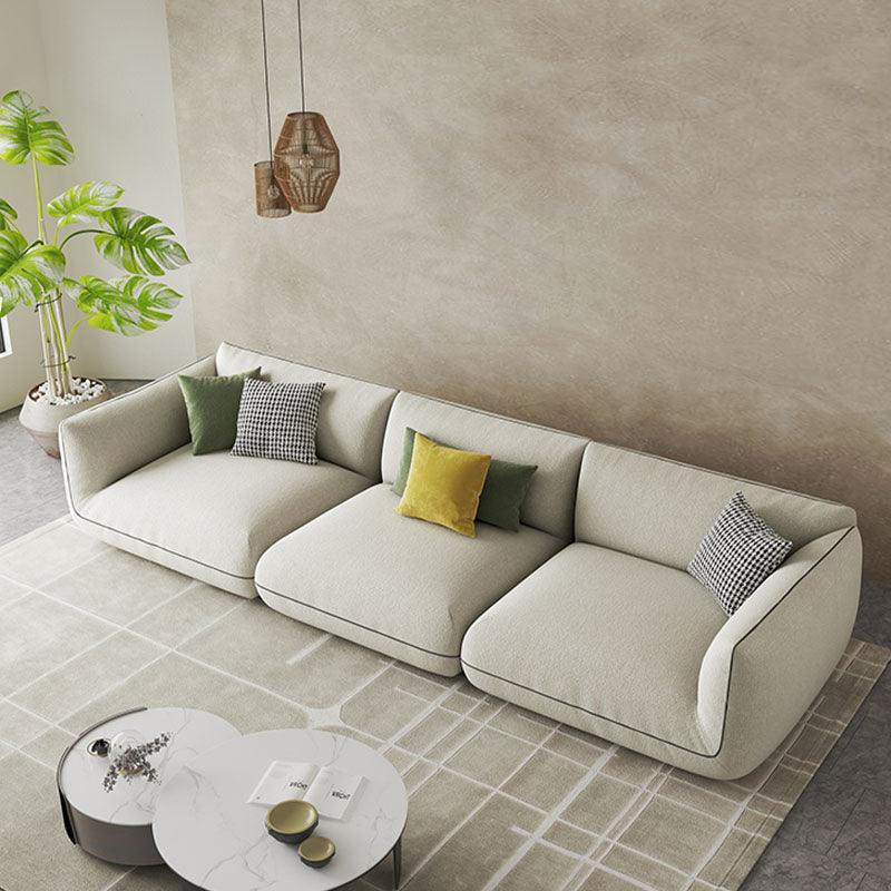 TOFU Agnes Three Seater Corner Sofa, Suede, Modular Sofa-Weilai Concept-Weilai Concept