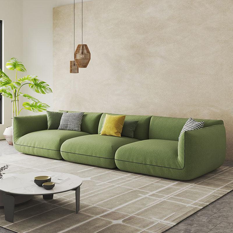 TOFU Agnes Three Seater Corner Sofa, Suede, Modular Sofa-Weilai Concept-Weilai Concept