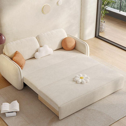 Lunana Two Seater Sofa Bed With Drawer-Weilai Concept-Weilai Concept