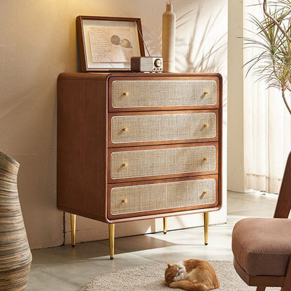 Alexande Chests Of Drawers, Cabinet-Weilai Concept-Cherry Wood Colour-Weilai Concept