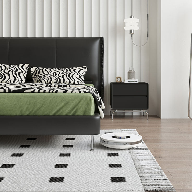 Kinza King Size / Super King Size Bed, Black-Weilai Concept-Weilai Concept